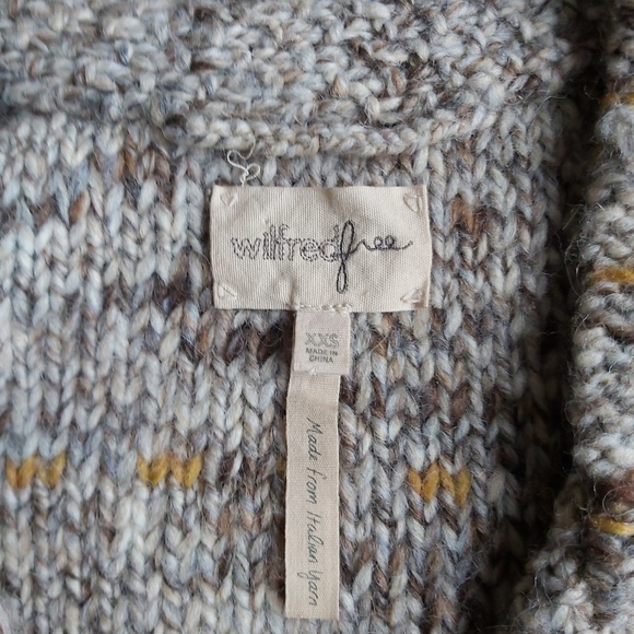 *sold* ARITZIA WILFRED FREE Italian Wool cardigan - Picture 3 of 8